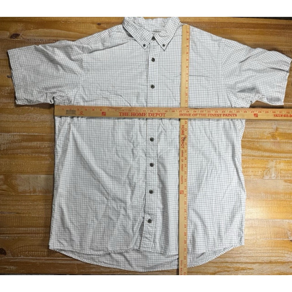 RedHead Shirt‎ Mens 2XL Plaid Button Up Short Sleeve Cotton Shirt Lot Of 2 B2 - Picture 10 of 12
